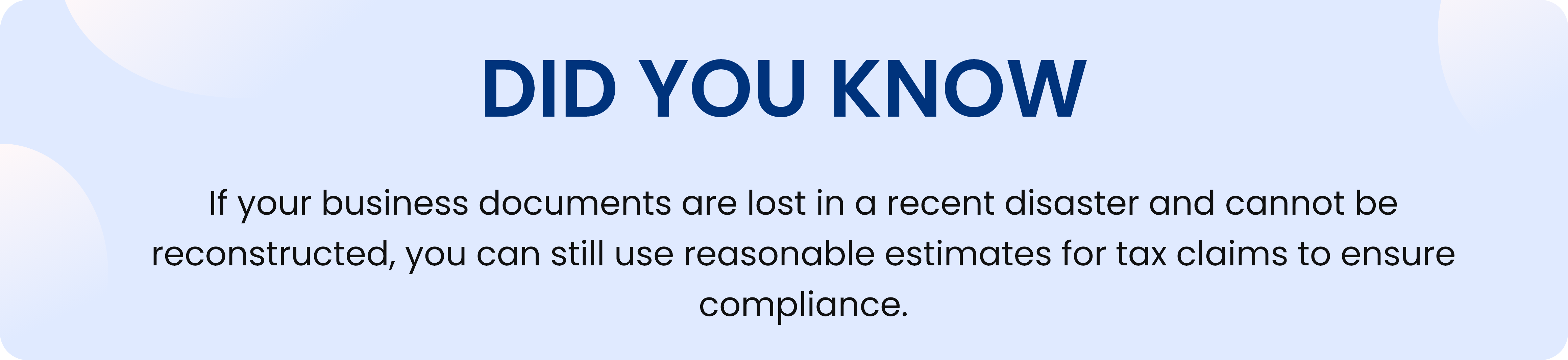 Compliance Record Tips