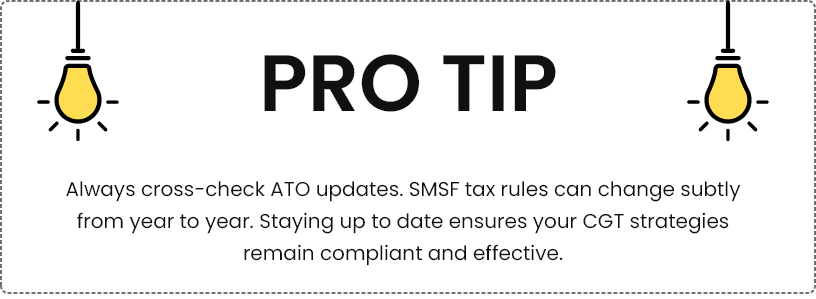 How CGT works for SMSFs in Australia